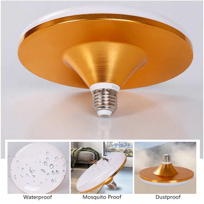 E27 UFO LED Bulb 15W–70W Super Bright Ceiling Light 220V LED Light Bulb Axl