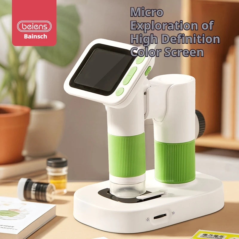 Kids Portable Optical Microscope – Science Gift, 500x Kids Science Microscope Axl
