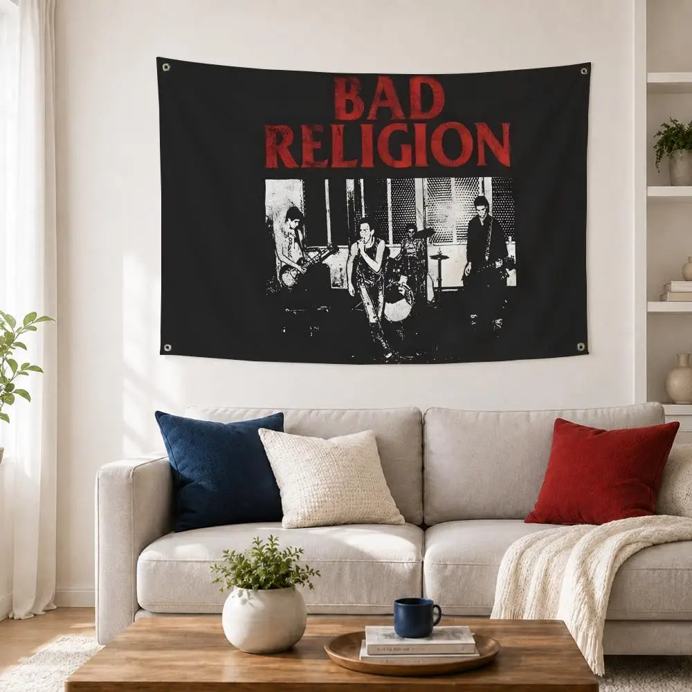 Bad Religion Band Flag – Wall & Concert Banner, 6 Sizes Band Wall Flag Axl