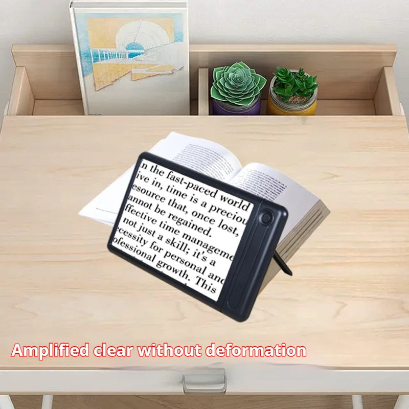 HD Handheld Magnifier – 43 LED Lights & 3-Speed Brightness LED Reading Magnifier Axl