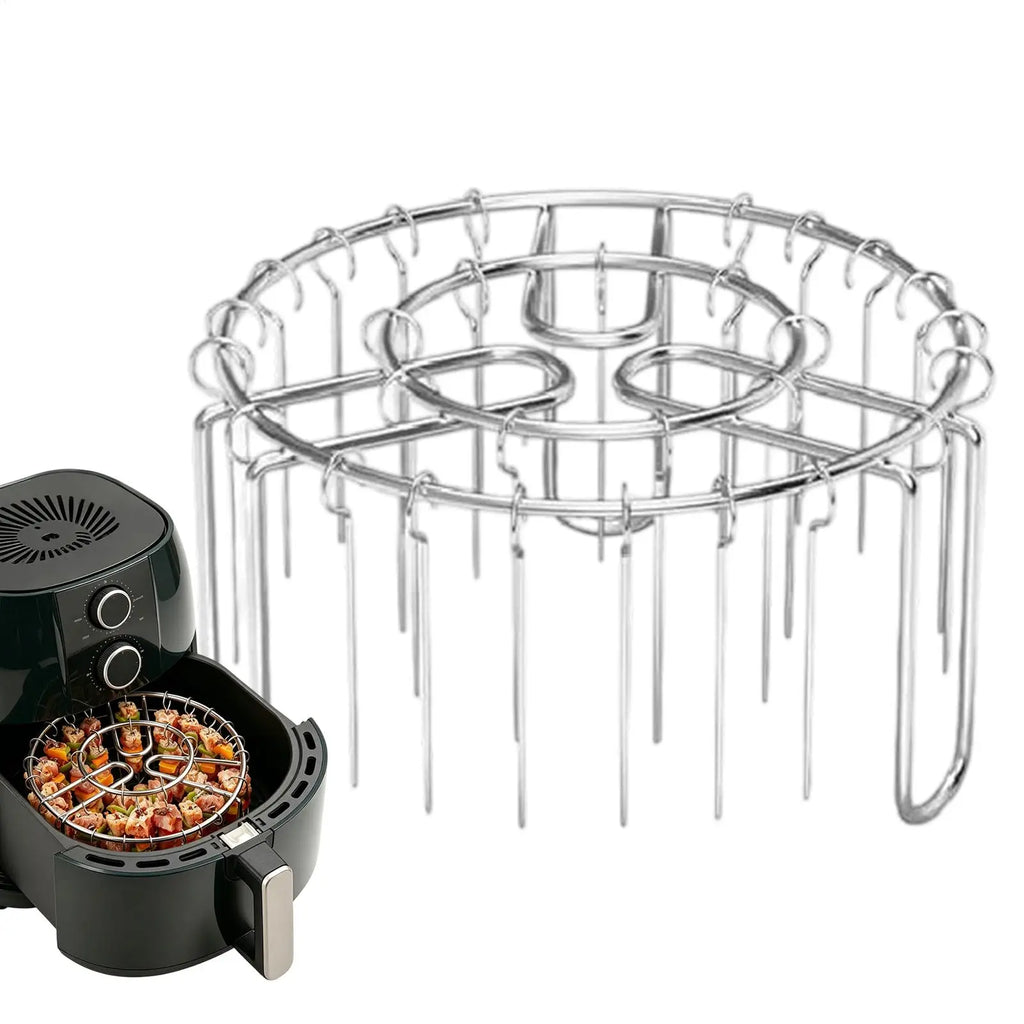 Vertical Air Fryer Skewer Rack – 49 Stainless Steel Skewers Air Fryer Skewer Rack Axl