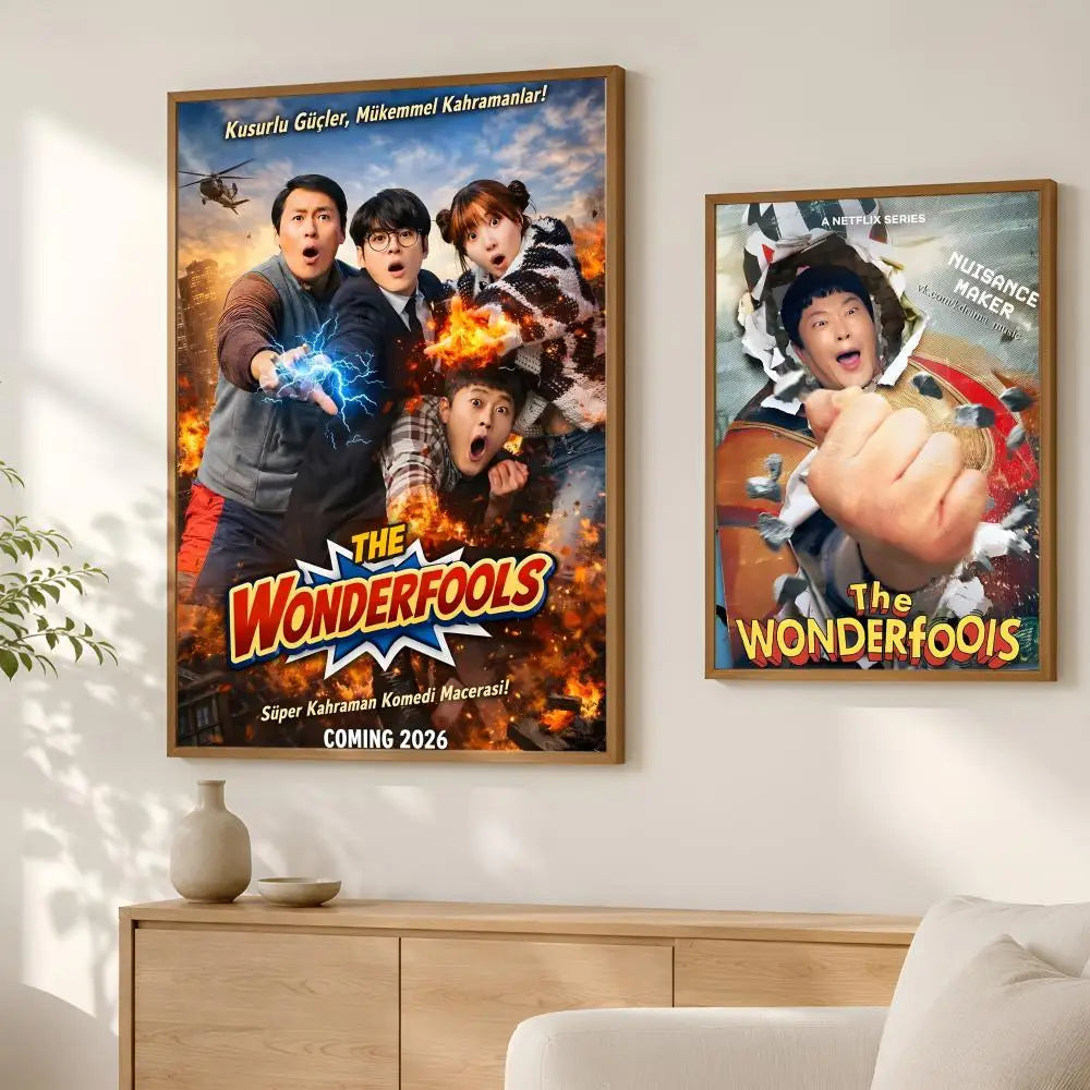 The Wonderfools Band Poster – Self-Stick HD PVC Wall Art Wall Art Poster Axl