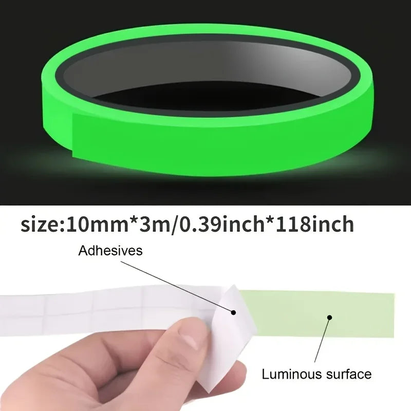 Reflective Adhesive Glow Tape – Night Safety & Home Decor Reflective Safety Tape Axl