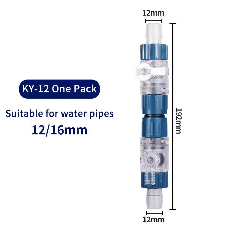 Aquarium Filter Quick Release Valve Connector 12/16/20mm Aquarium Filter Accessory Axl 05