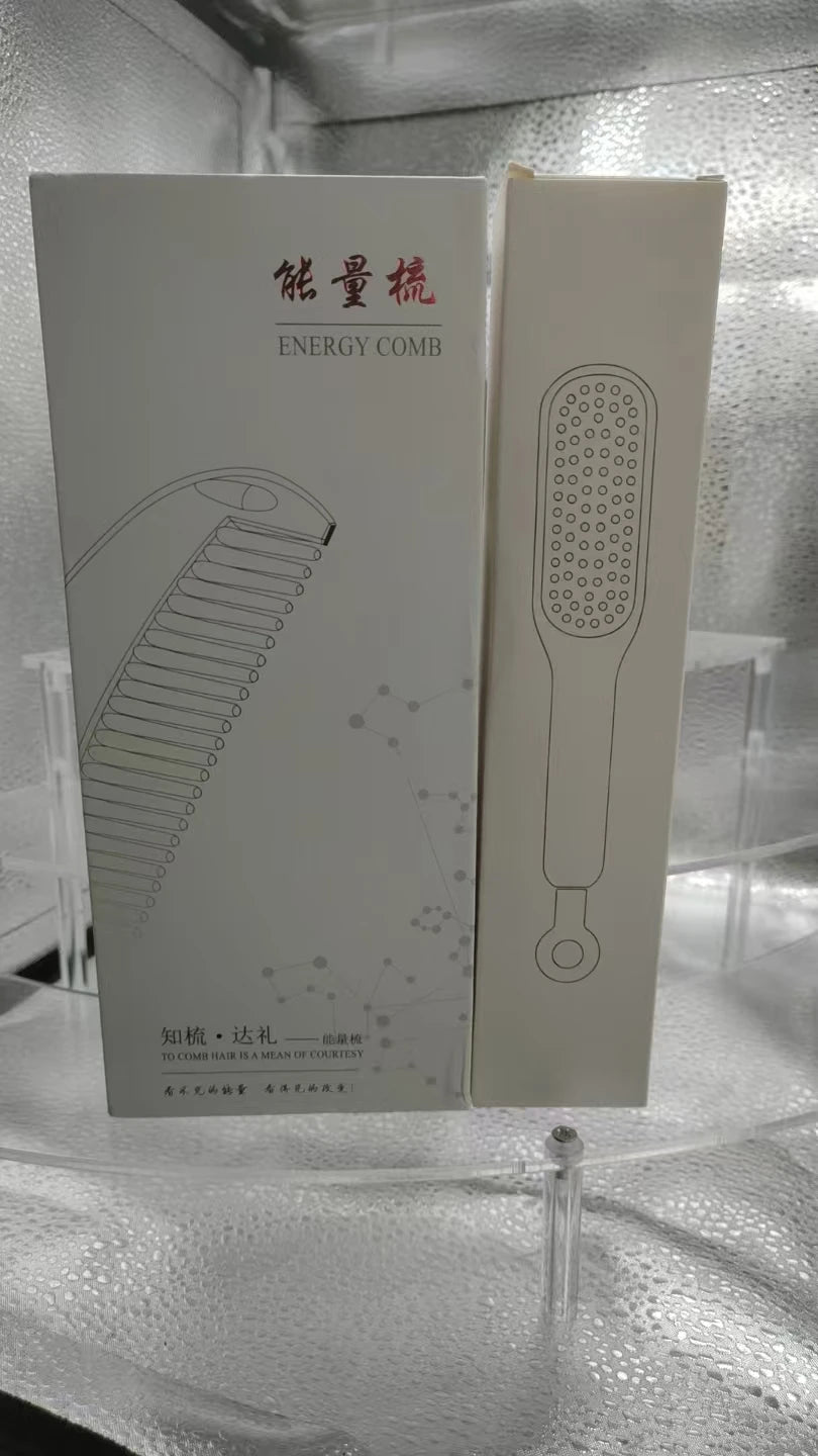 Telescopic & Hollow Self-Cleaning Hair Comb Set – 2 Piece Hair Comb Set Axl boxed