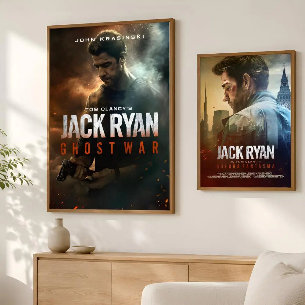 Jack Ryan Ghost War HD Self-Stick PVC Wall Art Poster Wall Art Poster Axl