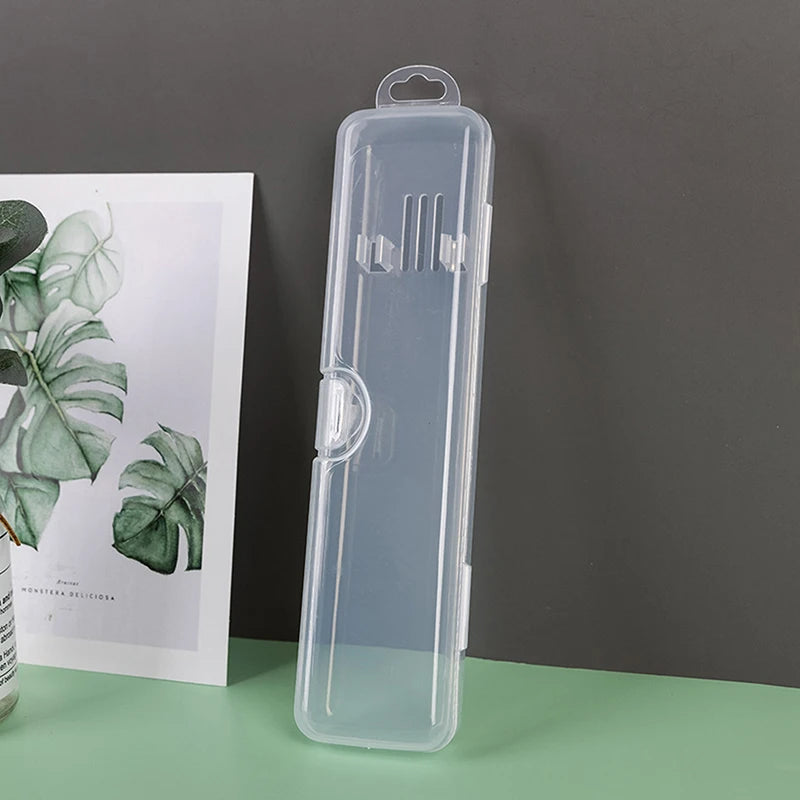 Transparent Travel Toothbrush Case & Toothpaste Holder Box Toothbrush Travel Case Axl
