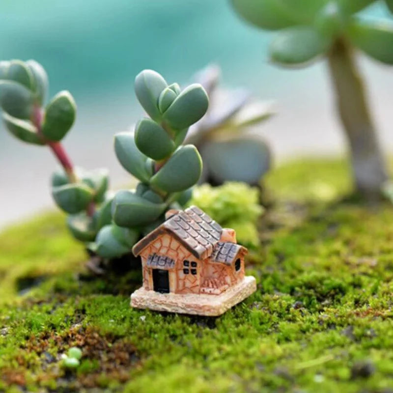 5-Pack Mini Resin Stone Dollhouse Figurines – Garden & Home DIY Miniature Garden Figurines Axl