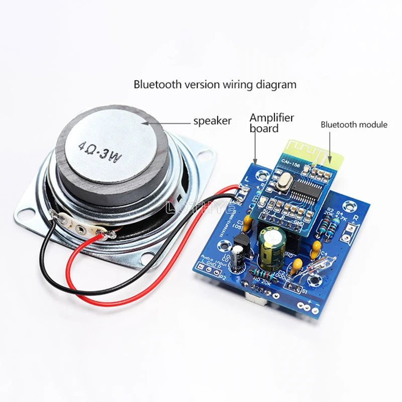 Mini Bluetooth Speaker DIY Soldering Kit – LM4863 Amplifier DIY Electronics Kit Axl