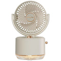 USB Desktop Humidifier Fan – Cooling Mist Atomizer 5V Desktop Humidifier Fan Axl Beige
