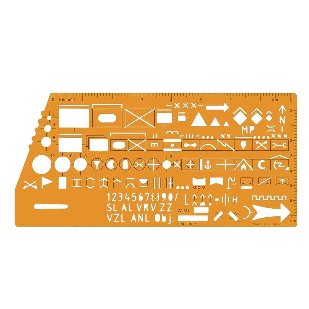 Translucent Drawing Template Ruler – Plastic Stencil Layout Tool Drawing Stencil Template Axl China Mainland