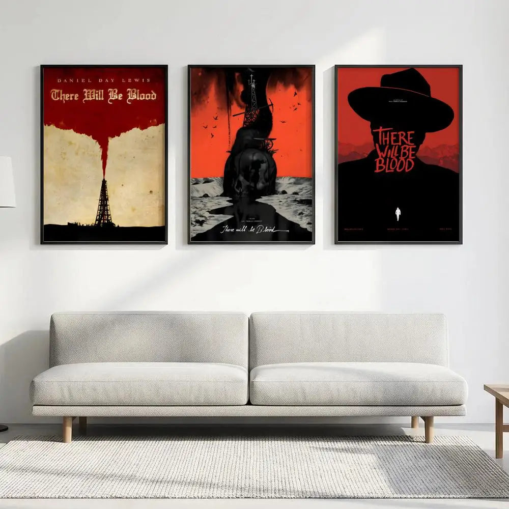There Will Be Blood Movie Poster – HD Waterproof Wall Art Movie Wall Poster Axl