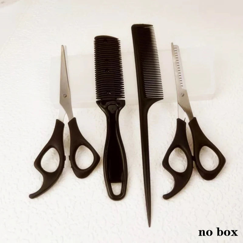 4-Piece Hair Scissors Set – Cutting & Thinning Shears Kit Hair Cutting Shears Axl