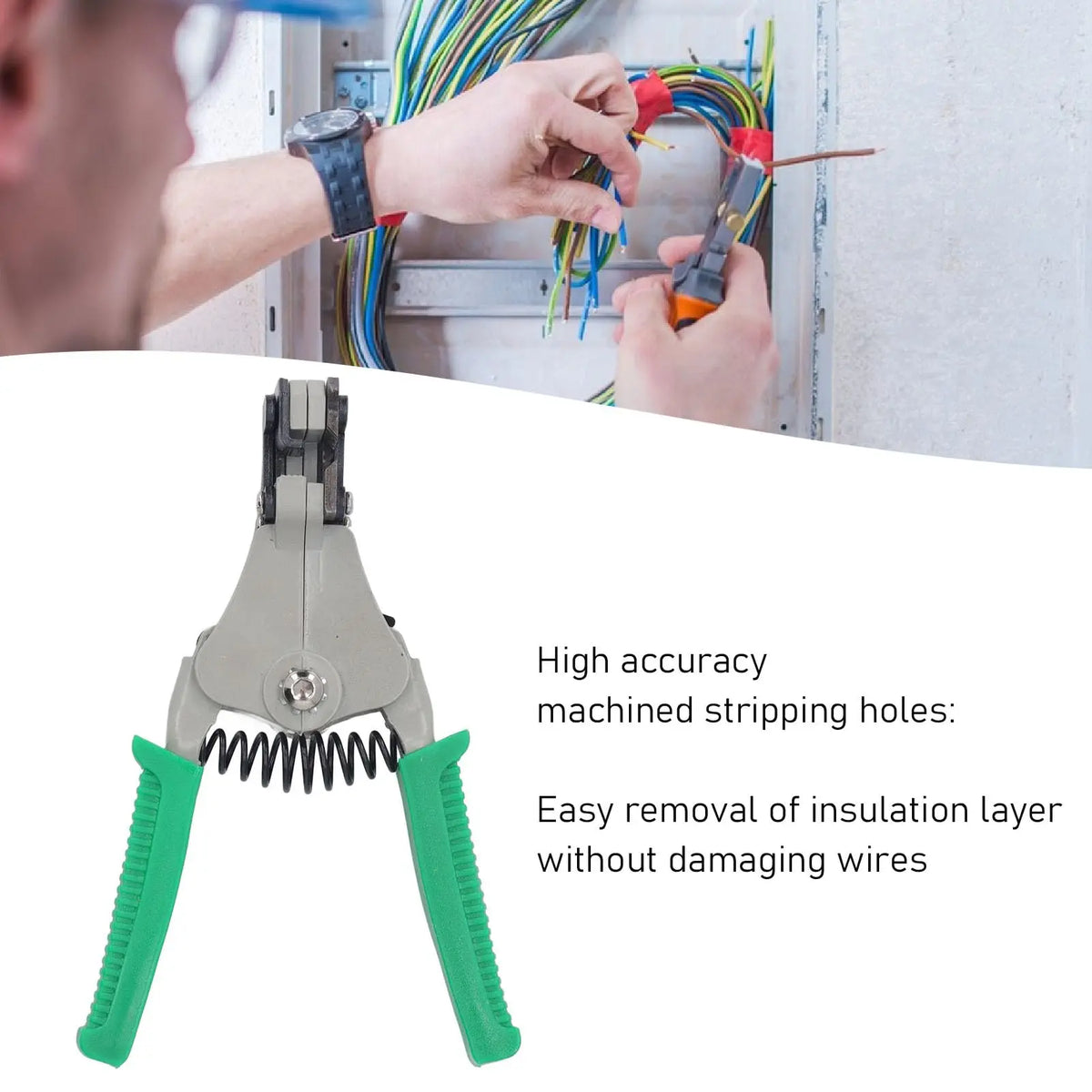 Wire Stripper Pliers 0.5–3.2mm² | 7-in-1 Cable Stripping Tool Wire Stripping Pliers Axl