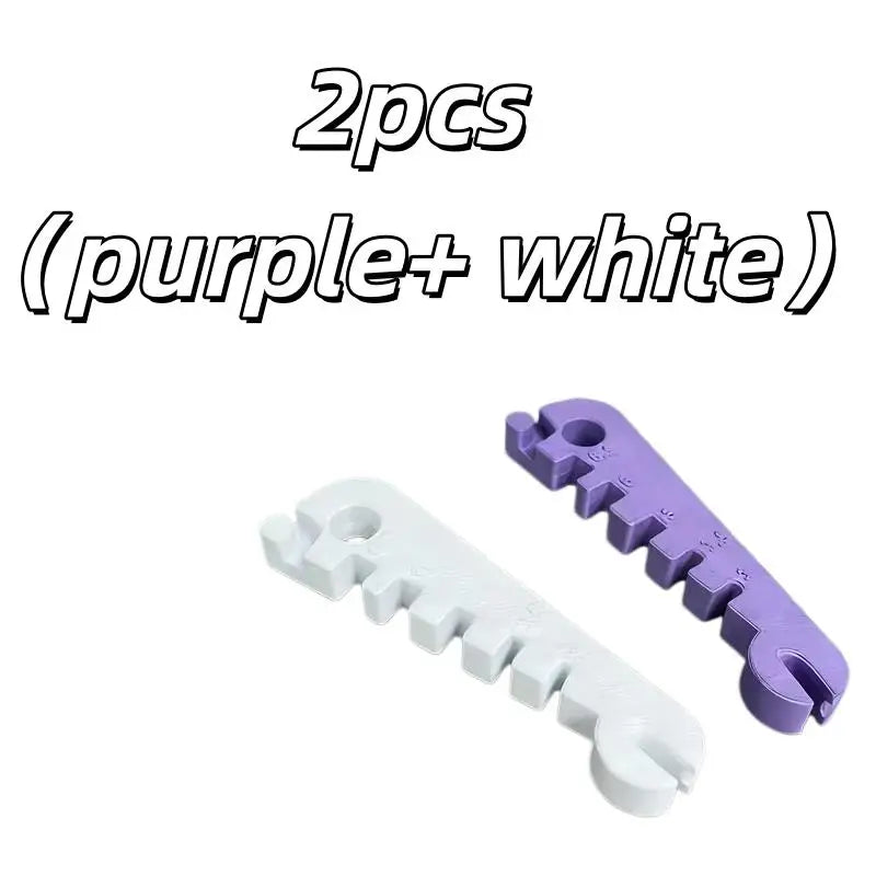 2-Piece Eyeglass Frame Adjuster Tool – Nose Pad & Temple Repair Eyeglass Repair Tool Axl 2pcs purple white