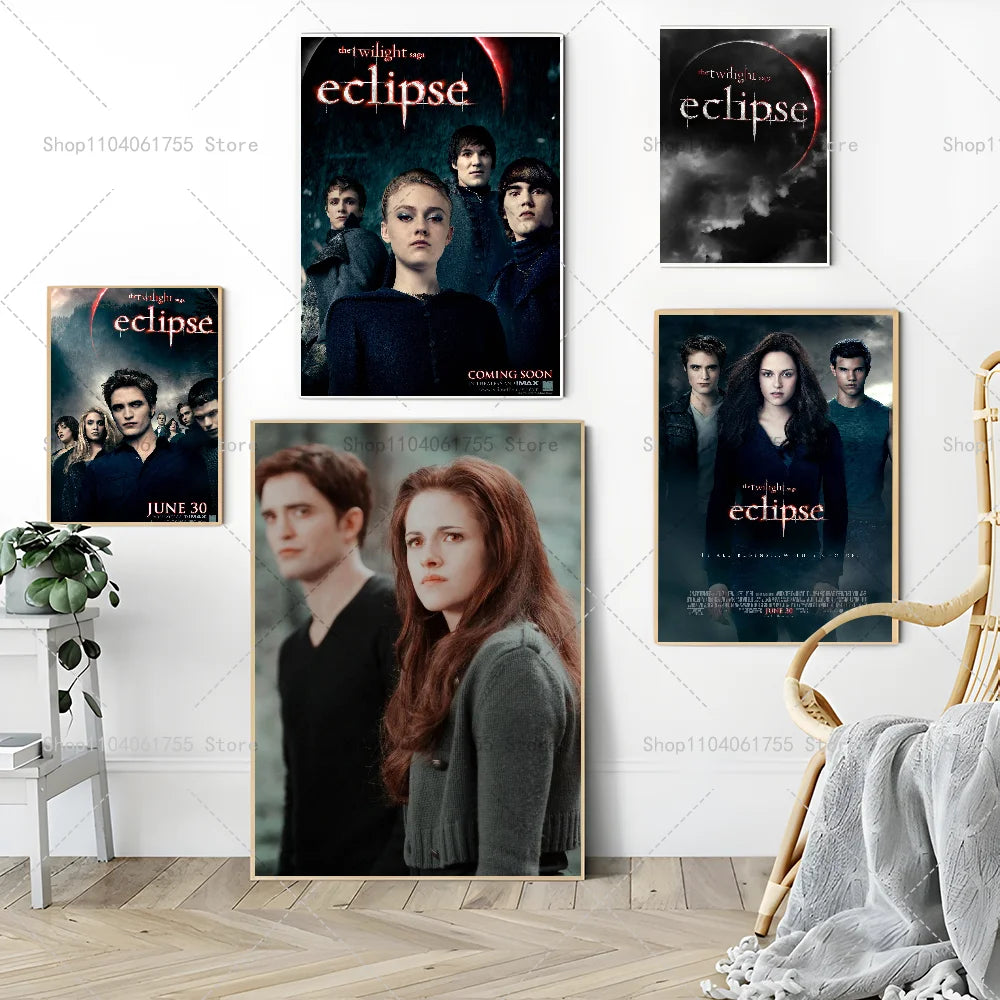 Twilight Movie Poster – Self-Adhesive Waterproof Wall Sticker Wall Art Poster Axl