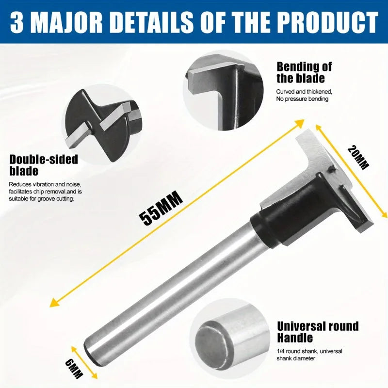 R2 Arc Forming Router Bit – 1/4" Shank for Wood & Cabinet Router Bit Axl