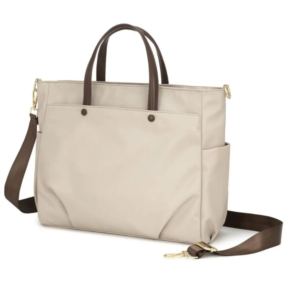Lightweight Laptop Bag with Shoulder Strap & Side Pocket Laptop Sleeve Bag Axl Khaki M