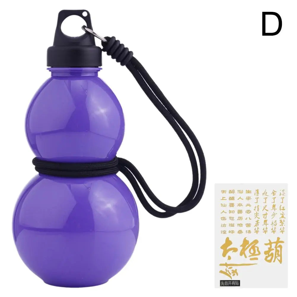 Gourd Water Bottle 750ml – Retro Chinese Design with Strap Sports Water Bottle Axl purple 500-1000ml