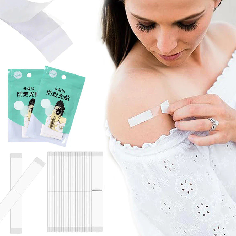 Double-Sided Fashion Tape – Clear Clothing & Body Strips 10pk Fashion Body Tape Axl