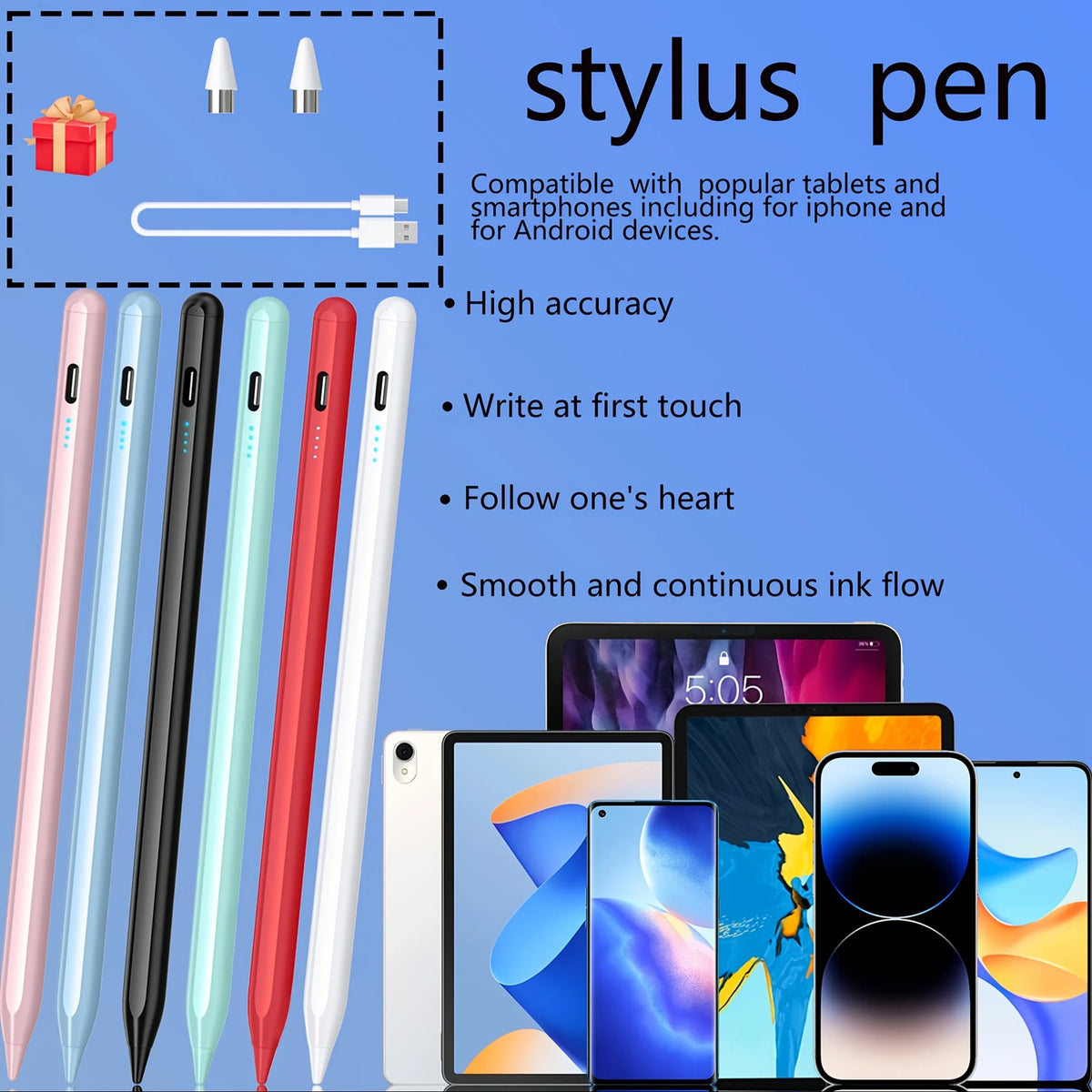 Universal Capacitive Stylus Pen – Samsung, Huawei & Xiaomi Tablets Capacitive Stylus Pen Axl