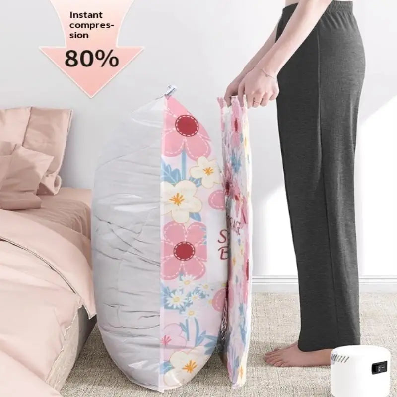 Vacuum Storage Bags – Space Saver for Comforters & Travel Vacuum Storage Bags Axl