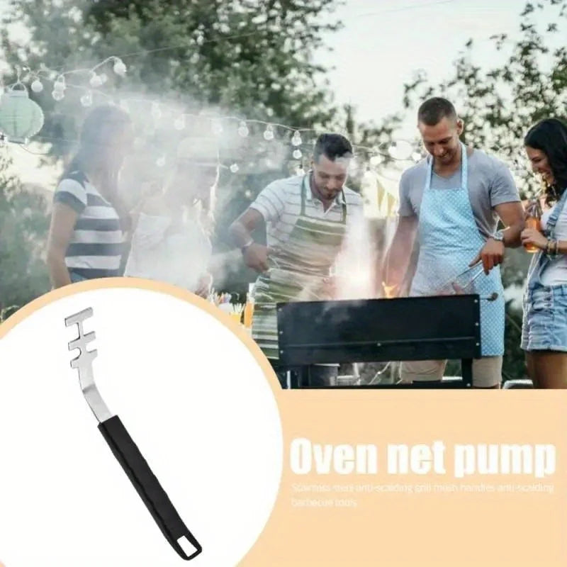 Heat-Resistant Grill Grate Lifter Tool | BBQ Accessory BBQ Grill Tool Axl