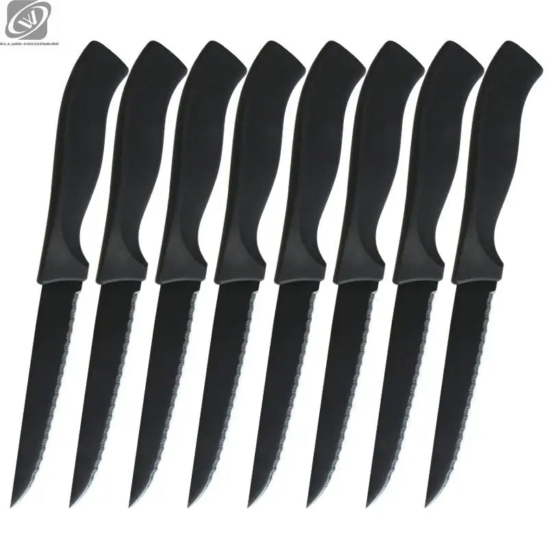 Steak Knives Set 4/6/8 Pcs – German Steel Serrated Blade Steak Knife Set Axl 8 Pc Knife Set