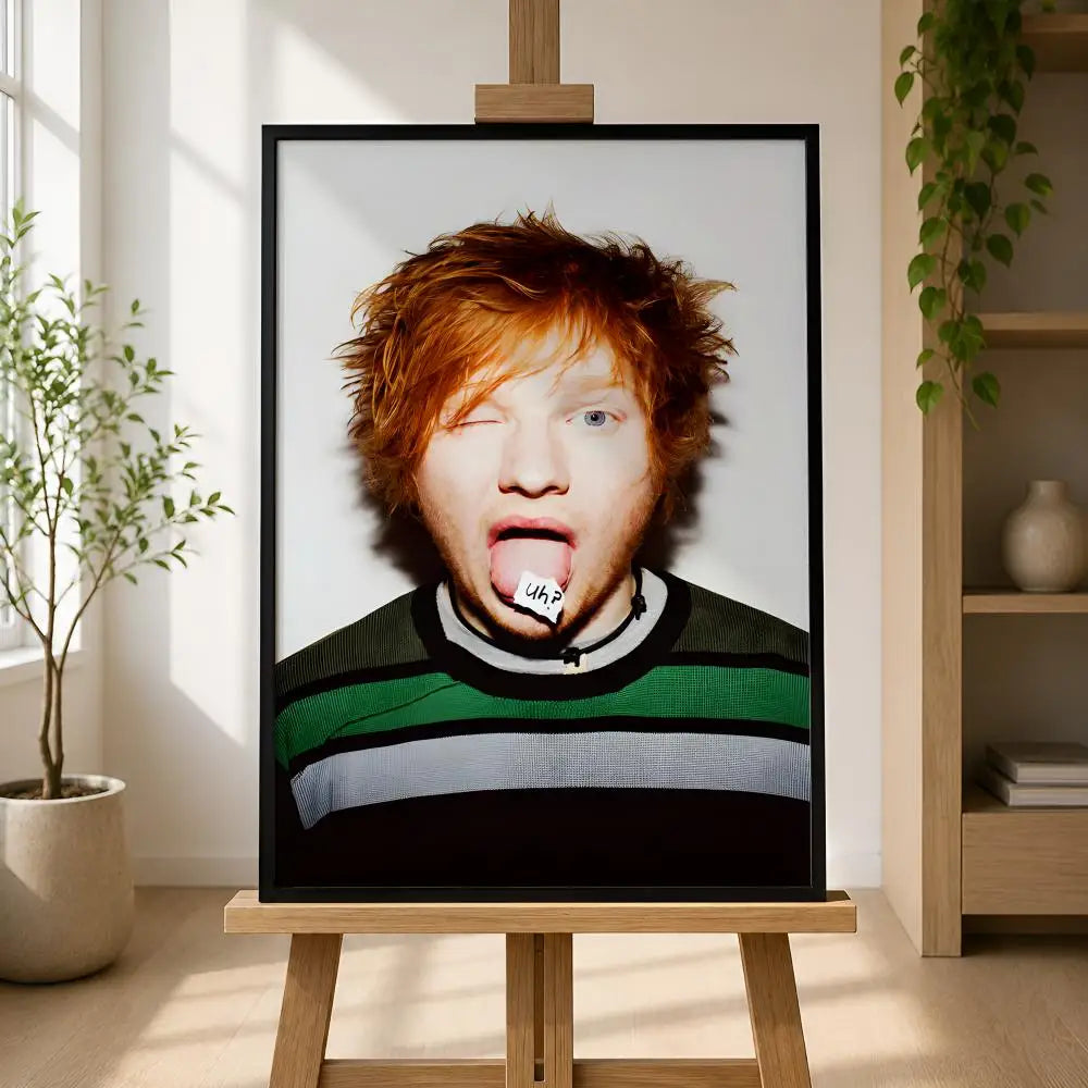 Ed Sheeran Album Poster – Self-Adhesive Waterproof Wall Art Decorative Wall Poster Axl