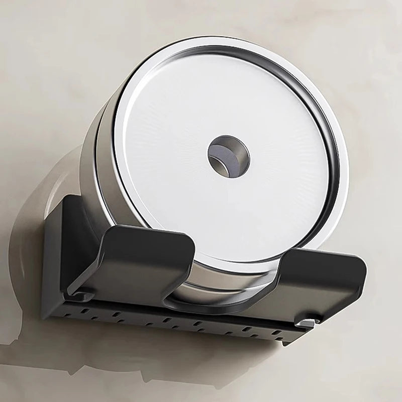 Wall Mounted Hair Dryer Holder – Punch-Free Bathroom Shelf Hair Dryer Holder Axl