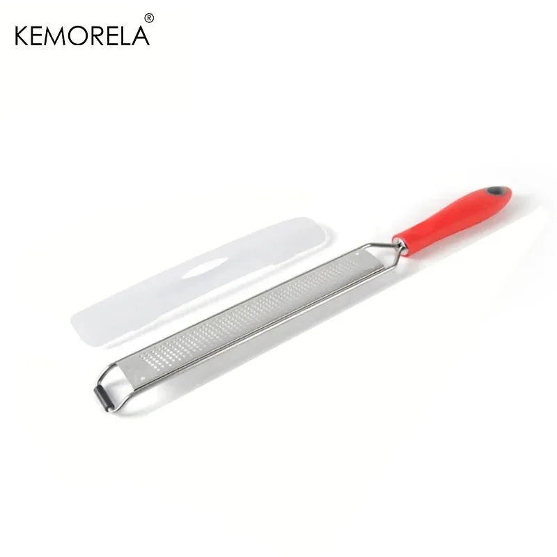 Stainless Steel Wire Cheese Grater – Anti-Slip Handle Kitchen Grater Axl Red