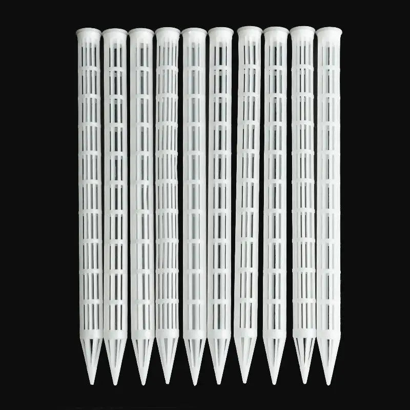 Plant Aeration Tubes – 10-Pack Planter Ventilation Inserts Plant Aeration Tubes Axl White