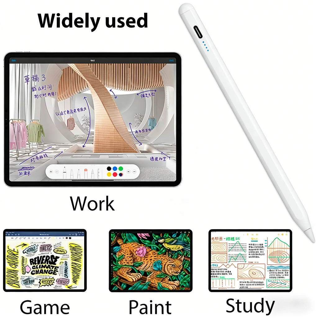 iPad Stylus Pen – Palm Rejection, Tilt & Magnetic Charging Tablet Stylus Pen Axl
