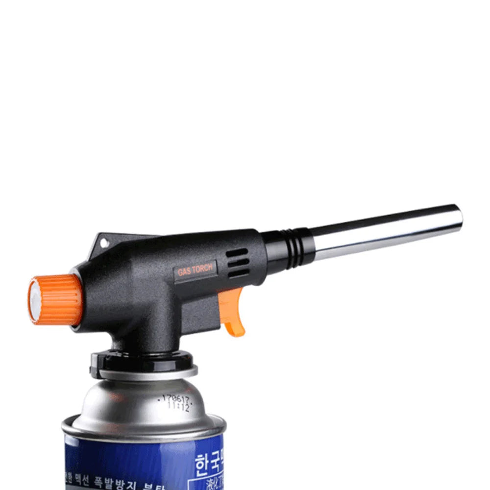 Adjustable Jet Flame Blow Torch Lighter – BBQ & Kitchen Butane Blow Torch Axl black
