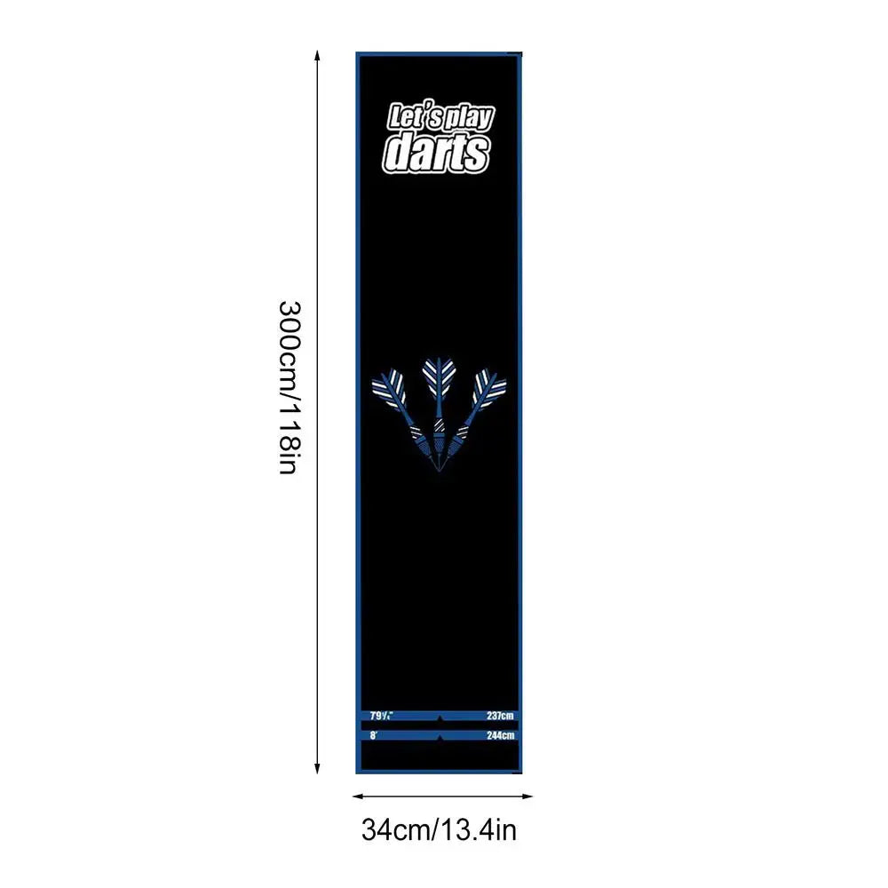 Non-Slip Dart Board Mat with Throw Line | Portable Floor Mat Dart Floor Mat Axl Dart pad 3