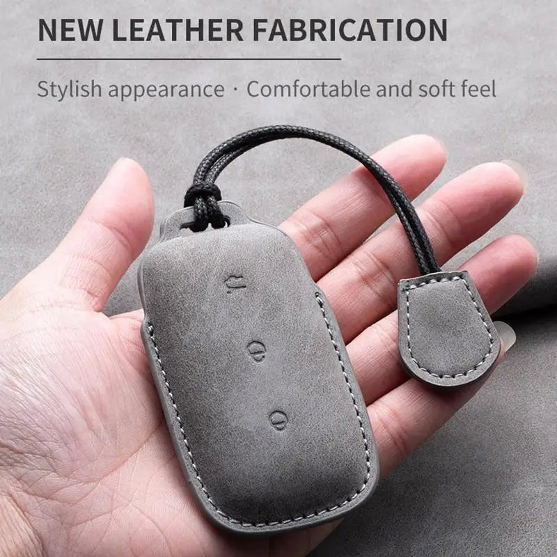 PU Leather Key Case Cover – Geely Galaxy EX5 & Proton EMas 7 Car Key Cover Axl