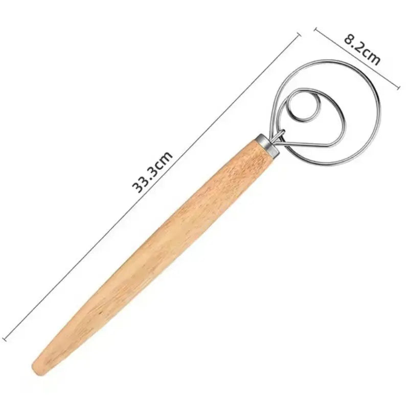 Danish Dough Whisk – Stainless Steel Bread & Pastry Mixer Danish Dough Whisk Axl 1pc A