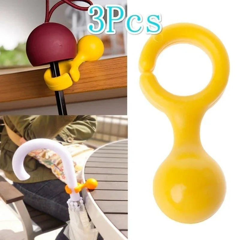 3-Pack Colorful Umbrella Hook Holder Bracket & Storage Rack Umbrella Hook Holder Axl