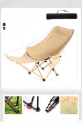 Foldable High-Back Moon Chair – 300kg Camping & Beach Chair Foldable Camping Chair Axl Khaki
