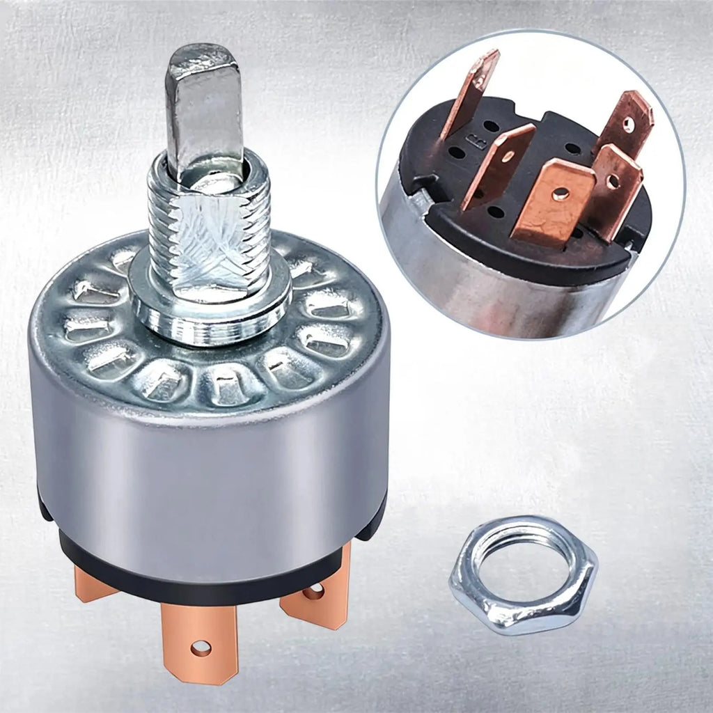 4-Position Rotary Cam Selector Knob | 3 Speed 16A Industrial Rotary Selector Knob Axl