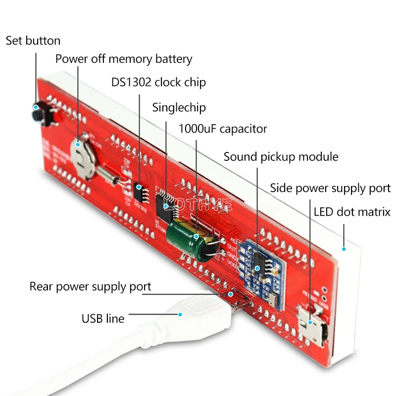 LED Music Spectrum DIY Soldering Kit – Voice Activated Light DIY Electronics Kit Axl