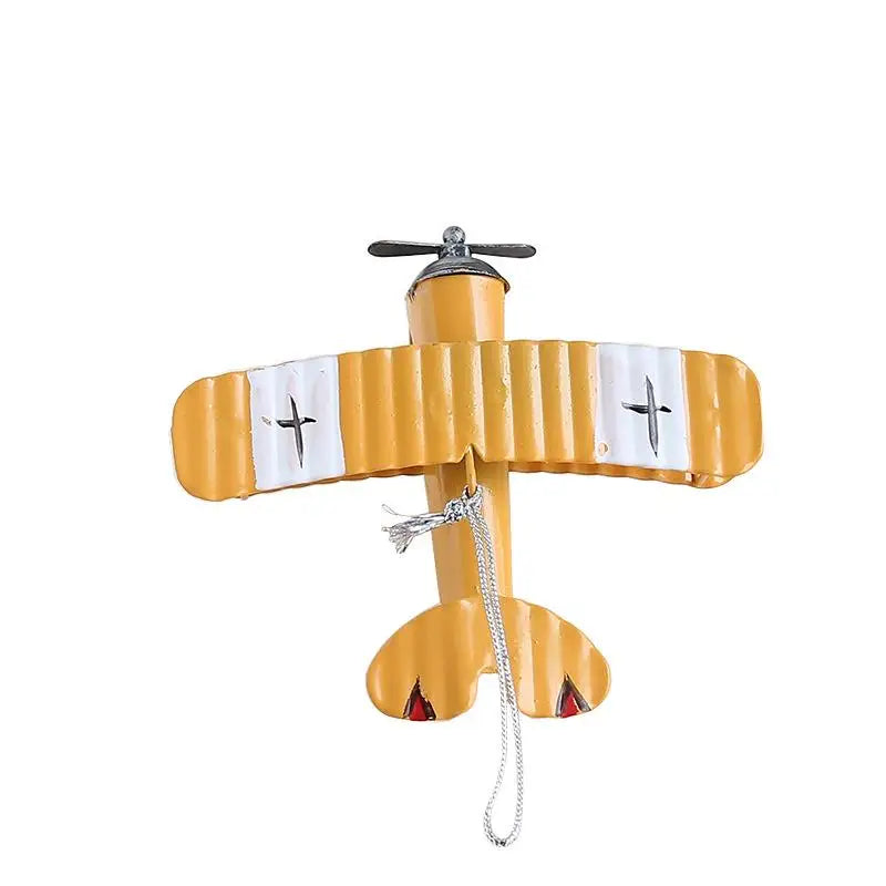Mini Vintage Iron Airplane Ornament – Car & Desk Décor Desktop Ornament Axl