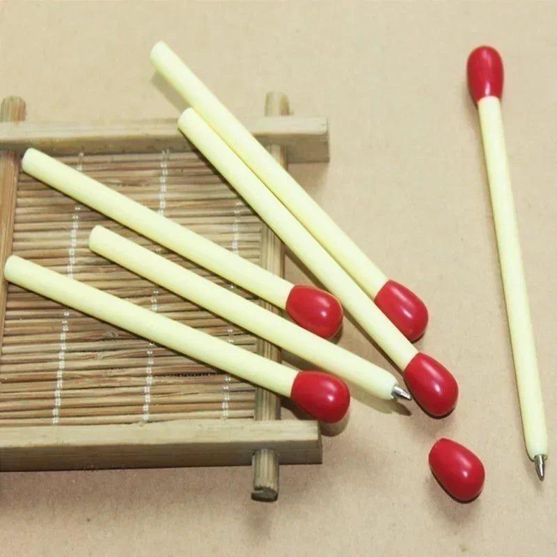 10-Pack Match-Shaped Novelty Ballpoint Pens – Office & School Novelty Ballpoint Pens Axl