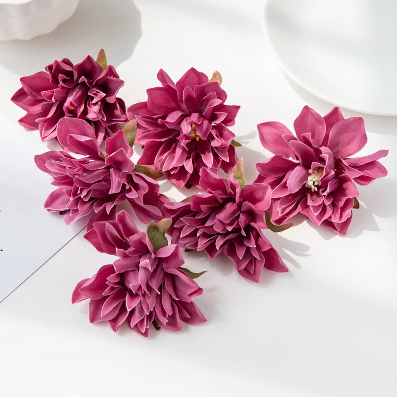 Silk Gerbera Artificial Flowers 40/80 Pcs – Wedding & DIY Decor Artificial Silk Flowers Axl Rose Red 40pcs