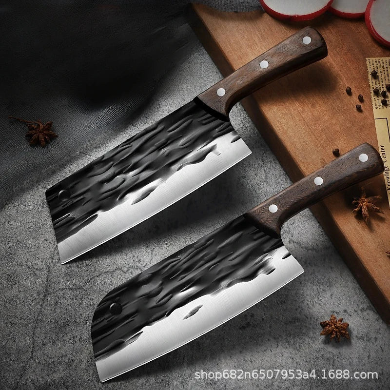 Forged Full Tang High-Carbon Steel Butcher Boning Knife 8" Forged Kitchen Knife Axl