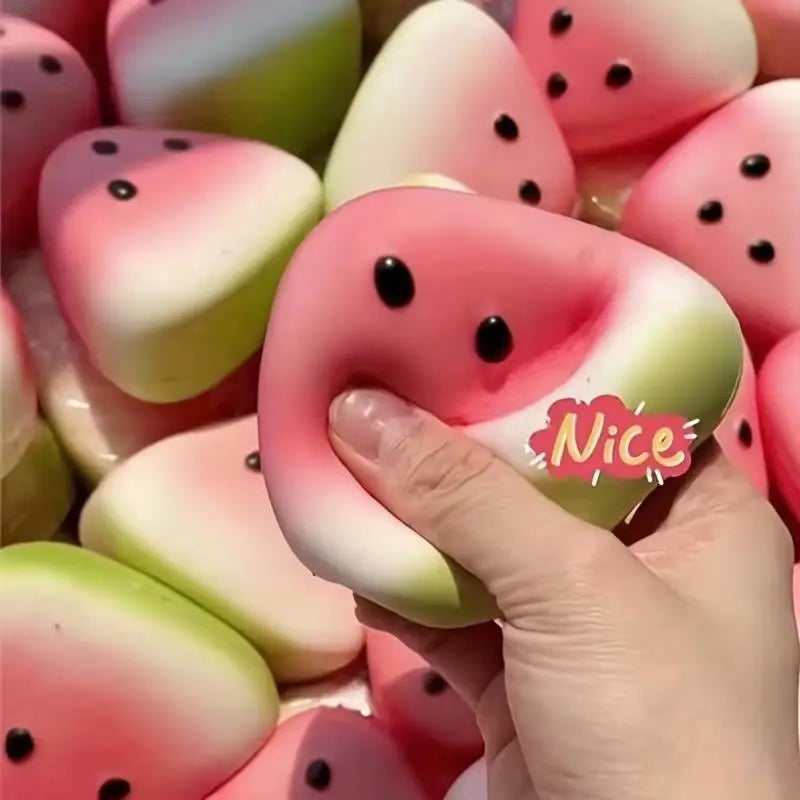 Watermelon Slow Rise Squish Toy – Fidget Sensory Toy for Kids Slow Rise Squish Toy Axl