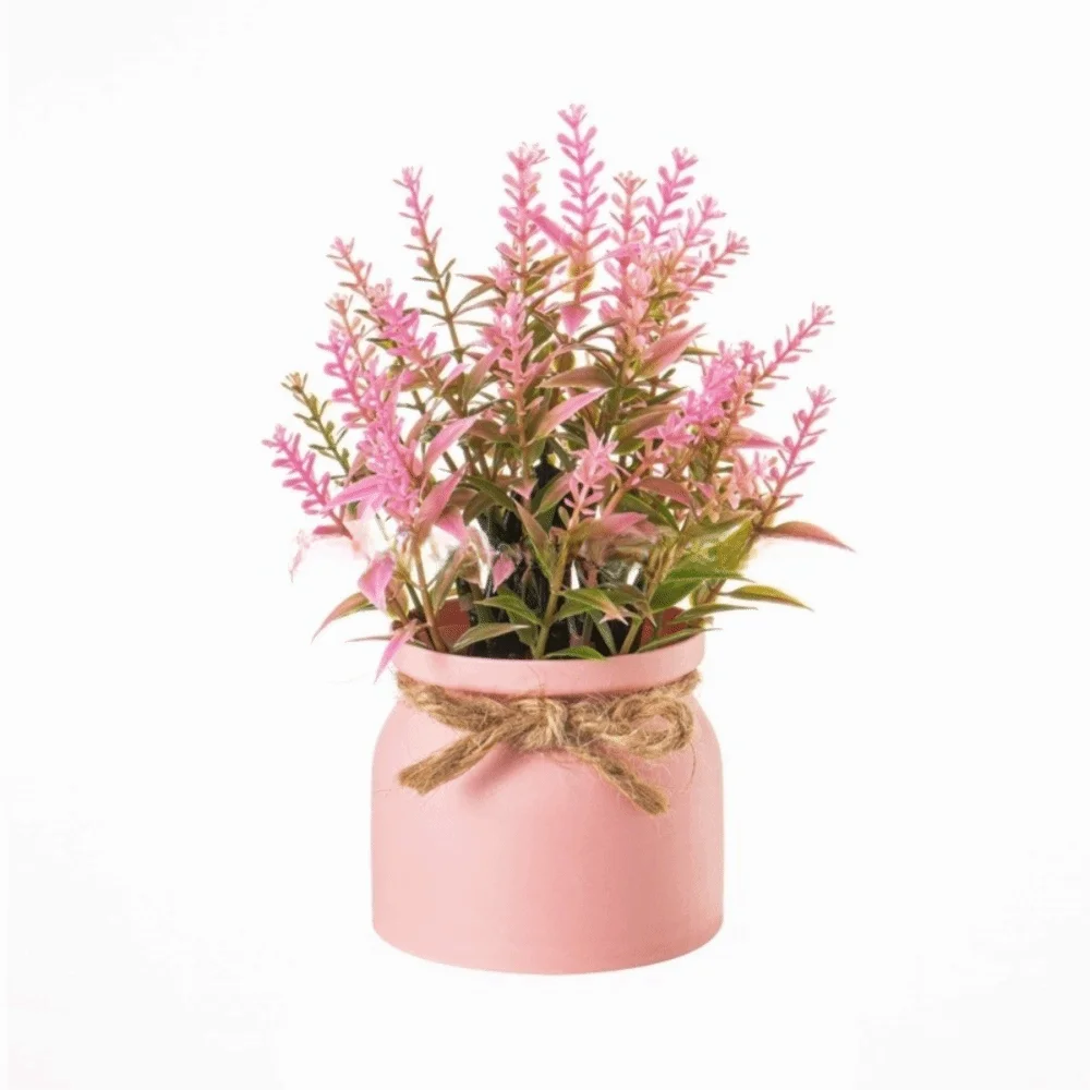 Mini Artificial Potted Flower Bonsai | Fake Plant Table Decor Artificial Potted Plant Axl B