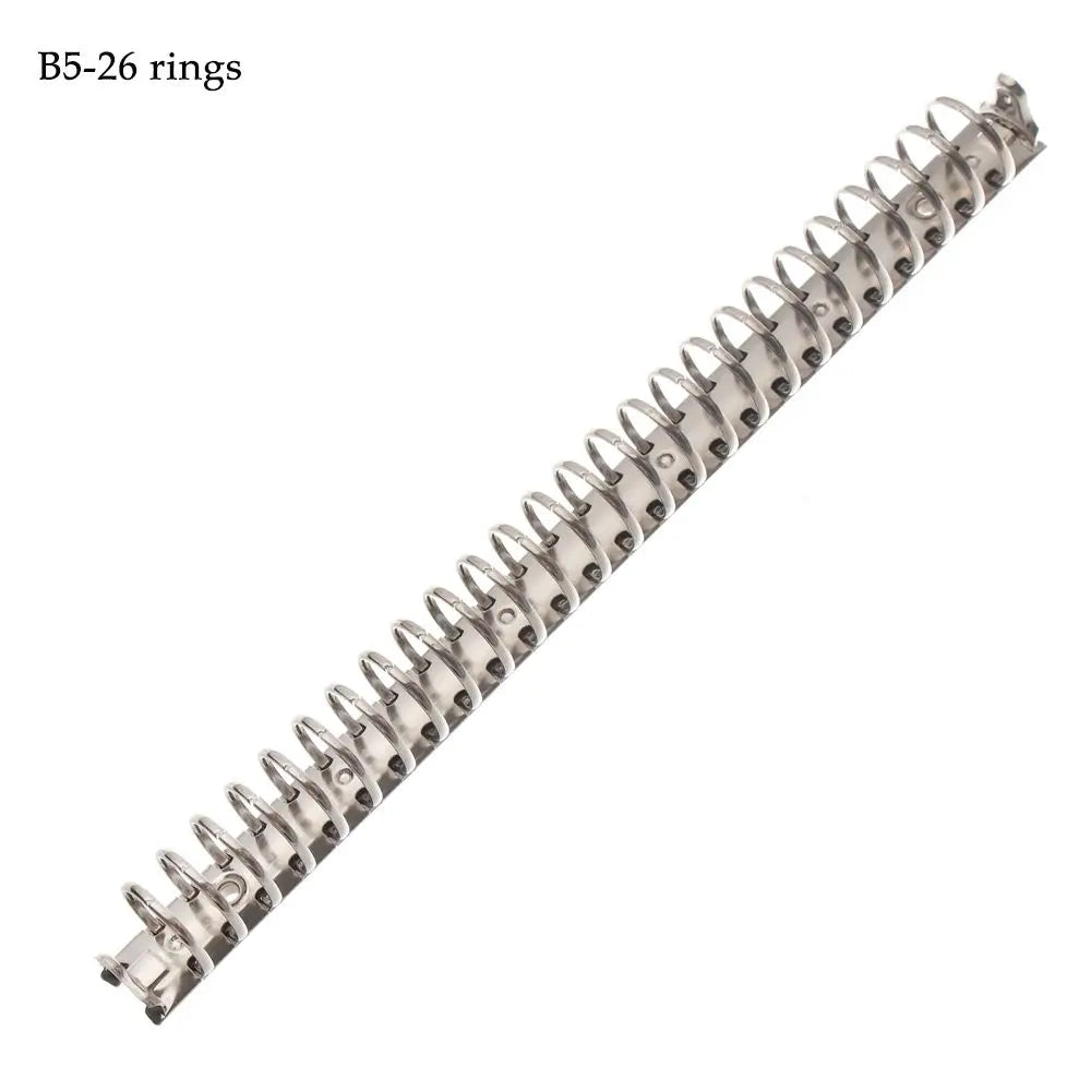 Metal Loose-Leaf Binder Clip A4 B5 A5 A6 A7 | Ring Notebook Clip Loose-Leaf Binder Clip Axl B5-26 rings