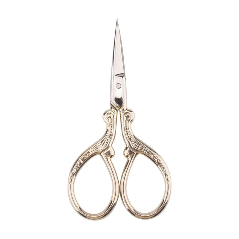 Vintage Stainless Steel Sewing Scissors – Fabric & Embroidery Sewing Scissors Axl golden