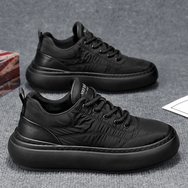 Men's Winter Snow Shoes – Anti-Slip Thick Sole Casual Shoes Winter Casual Shoes Axl Black 44